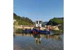 China Large Aquatic Plant Harvester With Diesel Engine For Water Weed Harvesting supplier