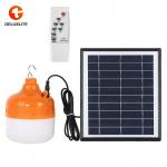 Outdoor Waterproof Solar LED Bulb 20W 50W Remote Control E27 Rechargeable for sale