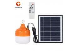 China Outdoor Waterproof Solar LED Bulb 20W 50W Remote Control E27 Rechargeable supplier