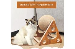 China Natural Sisal Built-In Bell Ball Cat Scratcher Eco Friendly supplier