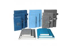 China PU Leather Cover Spiral Notebook Printing Personalized Calendar Printing supplier
