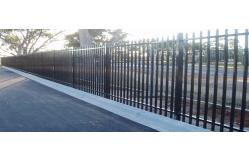 China Wholesale Black Security 2.1m Height wrought iron/Steel Fence supplier
