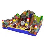 Building Themed Inflatable Fun City Simulate Construction Place Waterproof PVC Material for sale