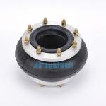 260130H-1 One Single Industrial Air Springs With M10 Aluminum Alloy And Rubber Airbags for sale