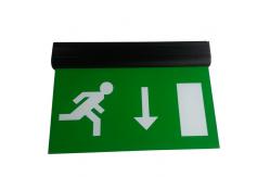 China Alumium End Cap Battery Powered Rechargeable Double Sided Exit Signs supplier