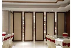 China Movable Panel Library School Sliding Folding Partition Walls 4000 MM Height supplier