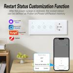 TuYa Zigbee Smart Switch Socket Combination White Black Gray Stylish Plug Sockets for sale