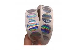 China Waterproof 2D 3D Round Roll Hologram Authentic Stickers supplier