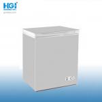 Glass Material Single Door Deep Chest Freezer Mechanical Temperature Control for sale