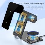 Convenient Personalized Electronic Gifts Magsafe 3 In 1 Charger For Apple Watch