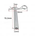 F34 290mmx290mmAluminum Alloy Spigot Truss Pin with Safety Clips and Silver Finish Aluminum Alloy Truss Pin,Safety Clips Spigot Pin,Silver Safety Pin for sale