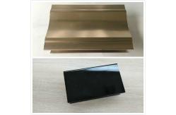 China Electrophoresis Aluminum Window Screen Frame , 6060 6061 6063  Tile Trim supplier