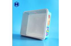 China Empty  IML Box Custom Labels Thin Wall Plastic Biscuit Containers supplier