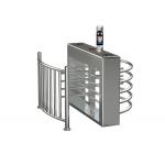 30person/min SS304 Face Recognition Waist Height Turnstile for sale