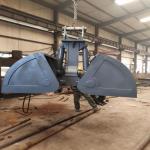 2 Ton Bulk Cargo Crane Grab Electric Hydraulic Clamshell Grab Bucket for sale