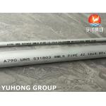 ASTM A790 S31803 Super Duplex Stainless Steel SMLS Pipe High Corrosion Resistance for sale
