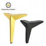 Light Luxury Metal Sofa Legs TV Cabinet & Coffee Table Feet Electroplated Diamond Three-Prong Support Legs Furniture Hardware for sale