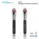 Tapered Foundation Luxury Makeup Brushes with Soft Synthetic Bristles for sale