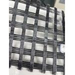 Pavement PVC Coated Polyester Netting Geogrid For Slope Protection And Road Construction