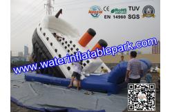 China Giant Titanic Inflatable Slide For Kids WaterProof And Fireproof supplier