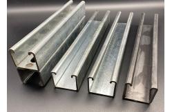 China 41x21 Unistrut C Channel 2.5mm HDG Pre Galvanized Strut Powder Coated Slotted supplier