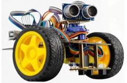 China 2WD Drive Smart Arduino DOF Robot Ultrasonic Obstacle Avoidance / Line Tracking supplier