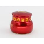 Outer Aluminum Skin Cream Containers Beautiful Cosmetic Packaging Red Color for sale