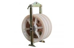 China Galvanized Steel Frame Overhead Line Construction Tools Nylon Pulleys 660 * 100mm supplier