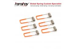 China Nickel Plating Recessed Lighting Torsion Spring For Industry supplier