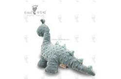 China Custom Cute Green Dinosaur Plush Toy 36cm Infant Sleeping Soft Toys supplier