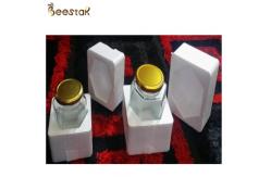 China 180ml 280ml 380ml Bubble Wrap For Transparent Honey Glass Jar supplier