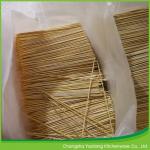Non Stick Disposable Bamboo Barbecue Skewers Eco Friendly Custom Logo for sale