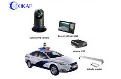 China Full HD 1080P Vehicle / Robot Mounted CCTV Security Mobile PTZ Camera supplier