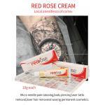 Red Rose Numb Anesthetic Cream 10g Permanent Makeup Lidocaine Numbing Cream Apply For 20 Mins Numb For 5-6 Hours for sale