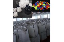 China Virgin HDPE Material White Color MBBR Filter Bio Medias For Water Treatment supplier