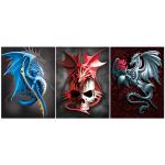 Eco - Friendly 3D Lenticular Printing Service 5D Postcard / Picture CMYK Printing