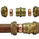Brass Connector For Solar Water Heater Copper Fittings For Solar Collector for sale