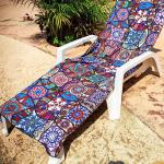 Microfiber Suede Custom-made Beach Towel 88%Polyester 12%Polyamide for sale