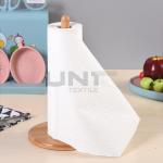 30gsm Breathable Polyester Spunlace Nonwoven Fabric High Water Absorbent Rag Roll for sale