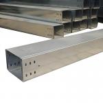 High Corrosion Resistance Slotted Wall Mounted Cable Tray Steel Material Cable Tray Trough for sale