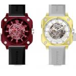 Red Single Sapphire Crystal Glass , Custom Sapphire Watch Crystal Transparent for sale