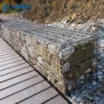 0.5x0.5x0.5m Zinc Coated Galfan Welded Mesh Gabion for sale