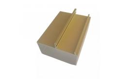 China 1.1mm Yellow Powder Coated Aluminium Extrusions For Casement Windows supplier