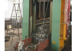 China Strength Hydraulic Scrap Metal cutting Machine Horizontal For Waste Car supplier