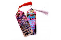 China Love message romatic gift 3D lenticular bookmark for gifts supplier