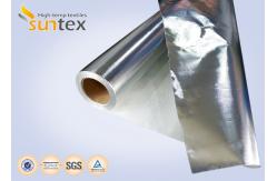 China High Temperature Insulation Aluminum Foil Fiberglass Cloth For Heat Shielding Applications supplier