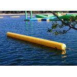Triathlon Water Games Used Floating Long Tube Inflatable Cylinder Training Buoy For Water Park Racing Marks for sale