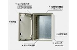 China Polyester Smc / Dmc Weatherproof Distribution Box Frpgrp Fiberglass Enclosure supplier