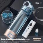 Healthy Portable Hydrogen Generator Water Bottle 400ml Rich Purifier for Home Outdoor Travel Exercise Office Gift for sale
