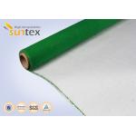 Thermal Insulation PU Coated Fiberglass Fabric / High Heat Resistant Fabric 1.2mm For Flexible Expansion Joint for sale